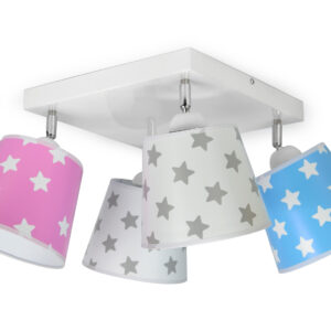Lampa sufitowa żyrandol dla dzieci do LED KOLORY